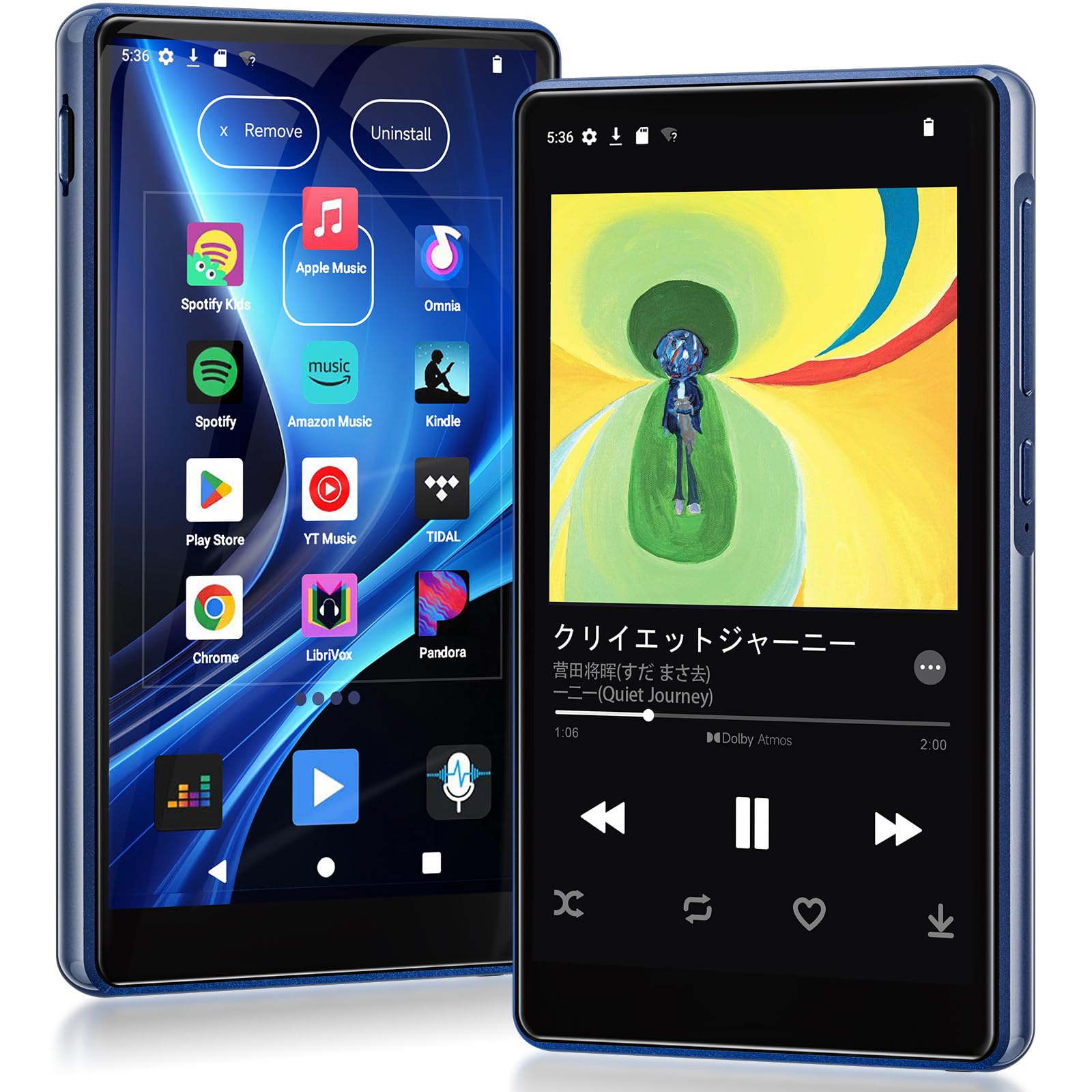 Amazon.co.jp: ODEJOI 160GB Android MP3プレーヤー WiFi Bluetooth
